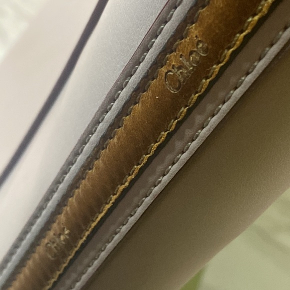 🇫🇷✨CHLOE✨Double Zip Rosewater Pink Leather Tote with COA and Chloe dusty🌸 - Picture 13 of 15